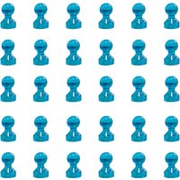 30 PCS Strong Magnetic Push Pin Magnets, Office,Classroom Magnets,Perfect to use as Kitchen Home,School,Map Magnets,Whiteboar