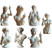 Statue Of Vienna Goddess Funny Goddess Statue 3D Resin Craft Ornaments Unique Design Cultural Symbol Office Home Decoration 2025