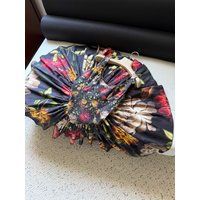 Flower Print Women 100% Cotton Tank Dress High Waist Sleeveless Square Collar Fashion Ladies Black Dresses