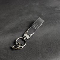 Suede Leather Keychain Pendant Car Keyring For Audi RS RS5 RS6 Airoad A3 Q5 Q7 Q3 A4 A6 A5 A1 A8 Q8 Q2 A7 Quat S5 Q3 Sticker