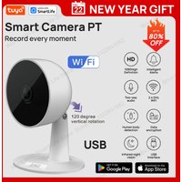 Tuya Smart 1080p Wi-Fi Smart Home Security Camera 2MP, HD,Real-time APP Alerts, 2-Way Audio, with Motion Tracking for Baby & Pet