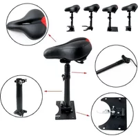 For KUGOO M4 Pro Electric Scooter 10 Inch Folding Seat Saddle Foldable Height Adjustable Shock-Absorbing Chair