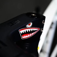 AliExpress NONE Mountain Bike Shark Pattern Sticker, Reflective Anti-Scratch Decal for Road Bike Handlebar & Frame, Cycling Accessories