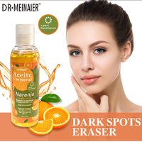 118ml Orange VC Whitening Moisturizing Massage Oil with Vitamin E Kojic Acid Glutathione Body Oil for Skin Dark Spot Remover