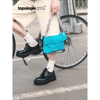 Casual Topologie Musette Crossbody Bag Small Flat Phone Pouch Unisex Flip Cover Leisure Handbag Lightweight Satchel