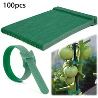 100pcs Green Nylon Cable Ties Garden Wire Organizer for Data Cables Home Office Cable Management Tools
