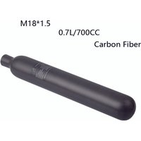 HPA Station 0.7L/700CC Carbon Fiber Air Tank M18*1.5 Gas Cylinder 300BAR/4500PSI Soda Water CO2 Bottle For Scuba Diving Soft