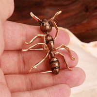 Baroque Luxury Beautiful Ant Insect Design Brooch for Men and Women, Jewelry Accessories, Wedding Holiday Party Gift
