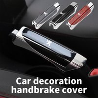 Car Hand Brake Sleeve Handle Cover Anti-slip Decoration Protector Case For Peugeot 206 208 207 3008 308 2008 107 508 607 106 406