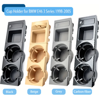 Front Center Console Cup Holder with Coin Holder fit for 1998-2006 BMW E46 3 Series Drinks Holder Center Console 51168217953