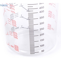 【AN】【AN】10Pcs 600ml Plastic Paint Mixing Cups Mixing Pot Paint Mixing Calibrated Cup