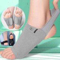 Silicone Arch Support Insoles for Woman Men Flat Foot Corrector Plantar Fasciitis Pain Relief Sleeve Socks Orthotic Insoles