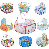 Spielen Zelt Cartoon Bällebad Pool Tragbare Faltbare Kinder Outdoor Indoor Sport Pädagogisches Spielzeug Mit Korb Für Kinder