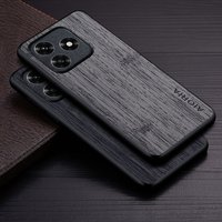 Case for Honor X5c X5d Plus honor X8d X6d 5G funda bamboo wood pattern Leather Luxury phone cover for Honor X5c Plus case coque