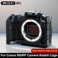 YANZUO Stable Bracket Aluminum Alloy For Canon r8/RP Camera Rabbit Camera Cage Extended Metal Frame Cage