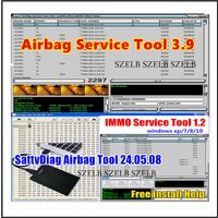 Airbag Service Tool 3.9 + SattvDiag Airbag Tool 24.05.08+Keygen + Immo Service Tool v1.2 For Car