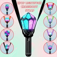 K-POP Crossbody Light Stick Strap Lanyard, Solid Color Light Stick Strap, Adjustable, Designed Specifically for Fan Gatherings