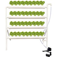 36 Holes Pipe Grow Kit NFT Indoor Greenhouse Planting Box Gardening System Nursery Pot Hydroponic Rack
