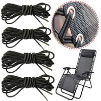 4Pcs/1set Reclining Chair Replacement Repair Cord Kit Sun Loungers Fixing Elastic Cord Rope