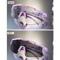 AliExpress kapvoe KAPVOE Photochromic Sunglasses Cycling Glasses for Men Women Cycle Eyewear Goggle Sports Speed Road MTB Mountain Bike Bicycle