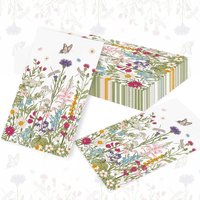 Wildflower Napkins Floral Napkins Flower Butterfly Napkins Tea Party Napkins Wildflower Party Decorations for Party Wedding Baby