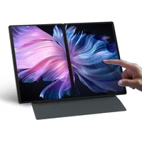 CRELANDER YG13 Dual Screen Laptop Alder LakeN100 Touch Screen DDR5 16GB RAM 2TB SSD Wholesale Computer Laptop For Business