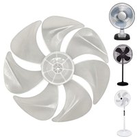 ReplacementPedestal Fan Blades 12 Inch 7 Leaves Propeller Universal Electric Parts for Floor Desk Wall Fan Office Home