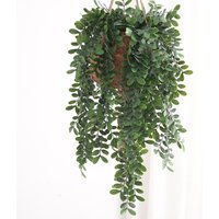 Artificial Plant Plastic Eucalyptu Leaf Festival Tree Wedding Outdoor Yard Home Room Bride Hanging Decoration DIY Hot Sale Prop
