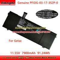 Genuine PFIDG-03-17-3S2P-0 Battery PFIDG03173S2P0 3ICP5/65/81-2 for MECHREVO Code 01 Air II laptop BATRPFIDG3-6102 11.55V