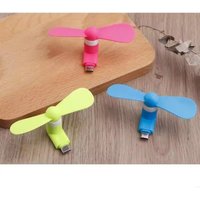 50PCS Type C Mini Phone Fan Portable MicroFan Mobile Phone for iPhone 15 iPad Samsung Galaxy Cellphones USB-C Port Gadget Fans