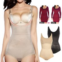 Shapewear for Women Tummy Control Hip Lifting Full Body Shaper Cinchers Open Bust Bodysuit Bottom Buckle Waist Trainer Corset
