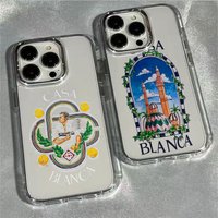 Hot Casablanca Phone Case For iPhone 17 16e 16 15 14 13 12 11 mini Pro Max X XR XSMAX 8 7 Air Plus Transparent Soft Cover