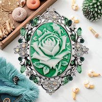 Vintage Large Flower Brooches for Women Luxury Fashion Wedding Bouquet Accessory Brand Jewelry