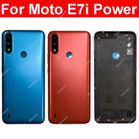 Battery Cover Rear Door Housing Case For Motorola MOTO E7i Power Back Battery Housing Case Back Cover Replacement Repair Parts
