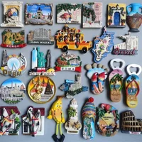 Fridge magnets Ronda Verona Italy Praha Ronda Greece Brasil Dominica Dubai Roma Tenerife Thailand Maldives Mexico Turkey sticker