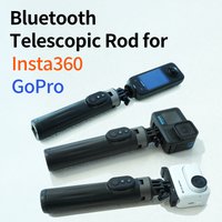 ISuitable for Insta360 selfie stick X3 X4 X5 Ace Pro2 GO 3S Ace Pro Bluetooth remote control mini tripod extension pole