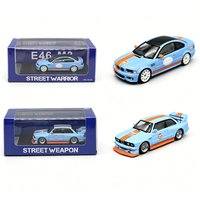 Ready To Ship Street Warrior1:64 BMW E46 M3 & E30 M3 Gulf Livery Diecast Model Car Collection (2 Variants) In Stock