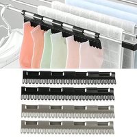 2 PCS Hanging Rod Sock Rack, Clothes Hanger Suitable For Drying Socks, Towels, Underwear And Other Small Clothing Items