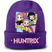 AliExpress Potdemiel KPop Demon Hunters Knitted Hat Anime Women Winter Soft Warm Printing Beanies Cap Cute Girl Outdoor Cycling Skiing Pullover Hat