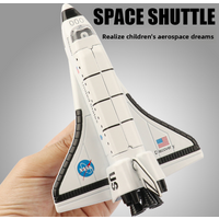 Spaceship manned rocket space shuttle alloy space shuttle Simulation Aviation Model Children's Toy Decoration Display Gift