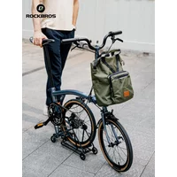 AliExpress ROCKBROS Bicycle Bag Folding Bike Backpack Multifunctional Handbag Lengthened Zipper For Brompton 11.5L Capacity Crossbody Bag