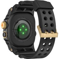 2026 Suitable for Apple Watch Universal Ultra3/2/1 49mm Sports Silicone Strap, Durable and Sturdy, Metal framed Protective Cover