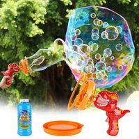 Soap Bubble Gun Dinosaur Electric Blowing Tuba Bubbles Machine Automatic Blower Toys Outdoor Games Party Toy For Kids Boys Gifts