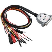 J2534 Programmer Sm2 Pro VCI ECU Bench Cable DB25 ECU Pinout Cable for ECU Read Write Batt VCC Kline CAN-L CAN-H 3 LED Lights