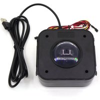 Exquisite-Illuminated 4.5Cm Round LED Trackball Mouse USB Trackball For DIY For Arcade USB Interface Connector