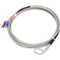 K Type Temperature Sensor Thermocouple Sensor Stainless Steel for Automotive Engine CHT Measurement with 14mm ID Washer