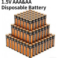 1.5V AA AAA Alkaline Dry Batteries Disposable | High Performance for LED Lights Toys MP3 Cameras Flashlights Shavers CD Players