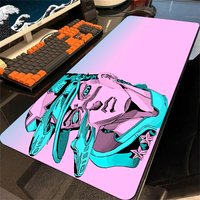 Jojo Bizarre Adventure Gamer Keyboard Pad Non-slip Mat Mousepad Anime Gaming Accessories Mouse Mats Pad on The Table Diy Deskmat