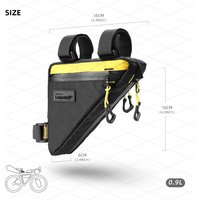 Rhinowalk bike bag updated Compact Bicycle crossbar bag Multi-functional bike accessories