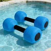 Water Dumbbells EVA Material Floating Barbell Swimming Equipment for Upper Body Training and Aerobic Exercise